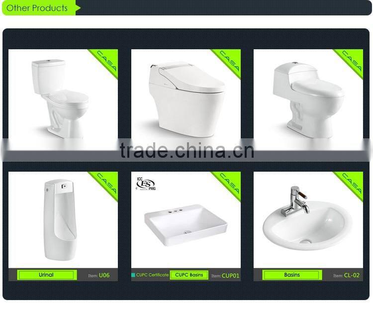 CUPC ceramic Single/Three faucet hole apartment size kitchen sinks