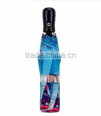 Digital print heat tansparent imprint ODM auto open close high quality best folding umbrella