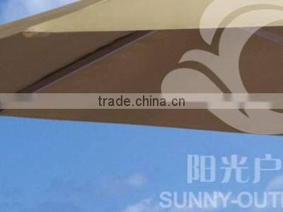 Outdoor Patio Umbrella Middle Aluminium Umbrella with Marble Base