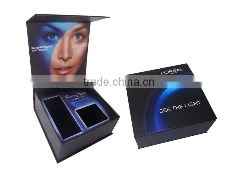 New Custom luxury wholesale rigid gift box/rigid cardboard printed packaging /rigid gift box