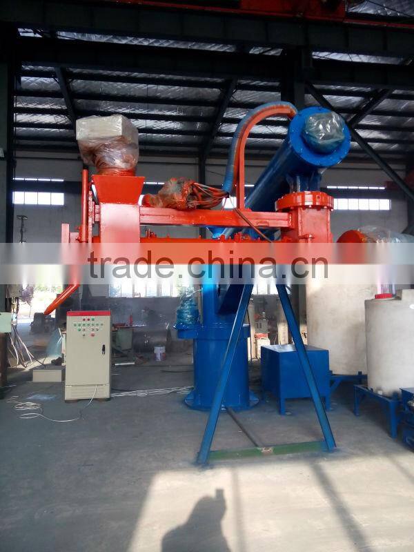 Double grinding wheel foundry sand mixer S114