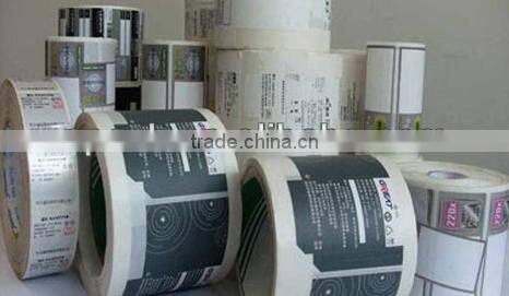 Art paper sticker ,roll barcode adhesive label Thermal label