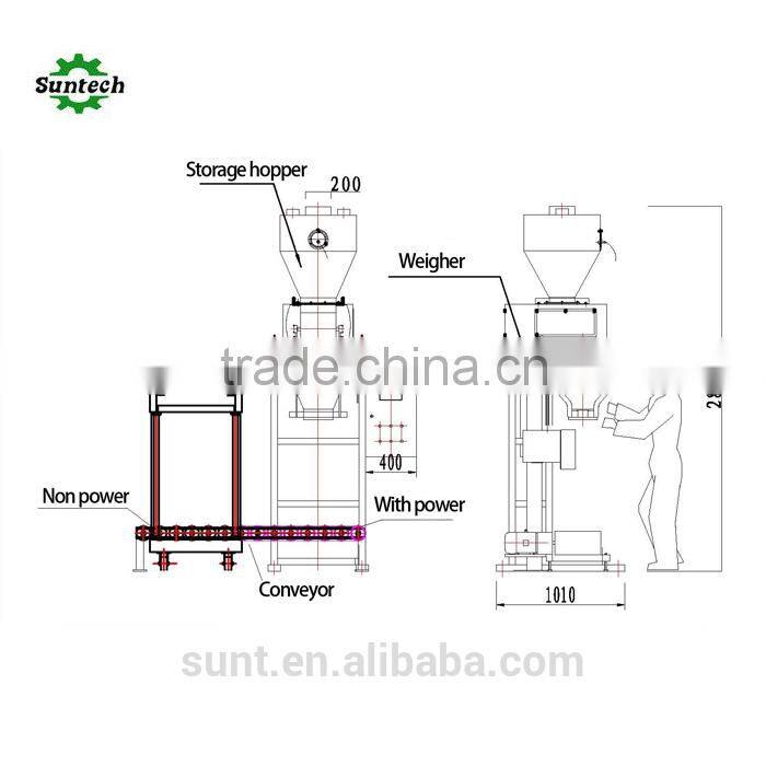 flour big bag packing machine