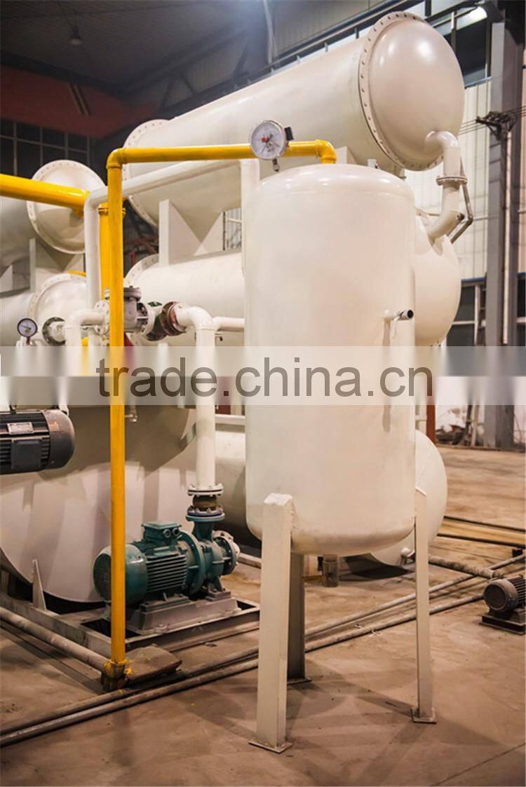 Used Waste Tyre/Plastic Recycling To Pyrolysis To Oil Machine