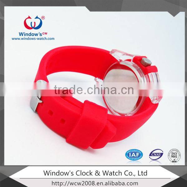 Custom Design FASHION silicone couple lover wrist watch