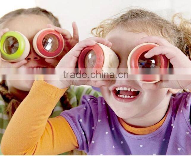 Wholsale wooden kaleidoscope toy/Funny wooden kaleidoscope toy for kids/Magic wooden kaleidoscope toy