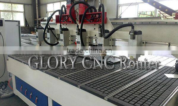 CNC Router CNC Multi Head Table to Clean and Drill the Panels