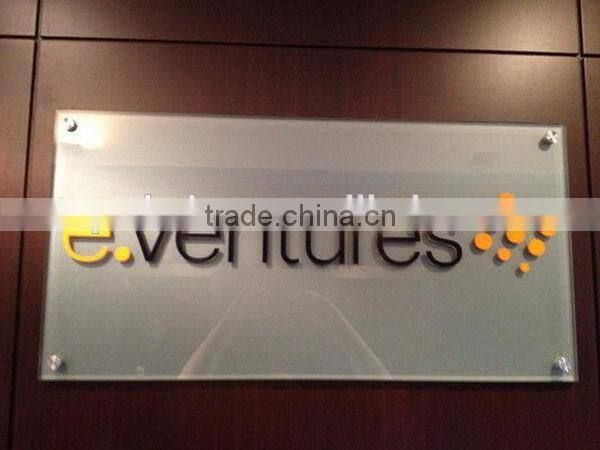 Modern unique acrylic toilet sign