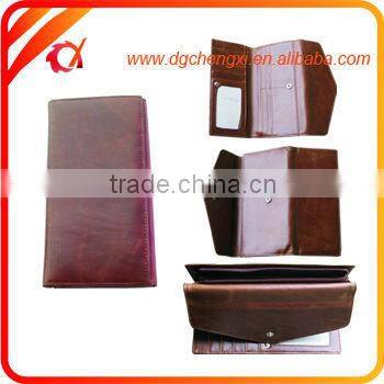 Newest Fancy Ladies Red Leather Purse