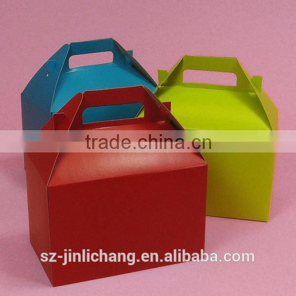 pretty small colorful printed paper packing box wholesale