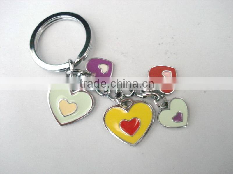 Newest design gifts, beautiful keyring ,sound heart keychains