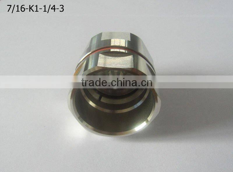 RF DIN (7/16) female connector for 1-1/4"cable