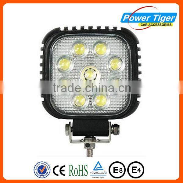 super bright 4x4 led truck light 27w work light 4x4 for truck