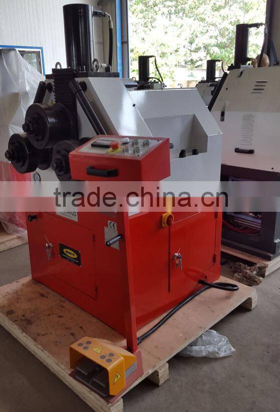 Profile tube 3 roller pipe bending machine/iron steel rolling machine made in china