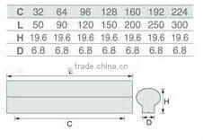 low price aluminium alloy furniture kitchen/ambry/ Cabinet/drawer handles