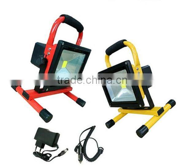 2014-2015 factory wholesale price high quality led flood light rechargeable