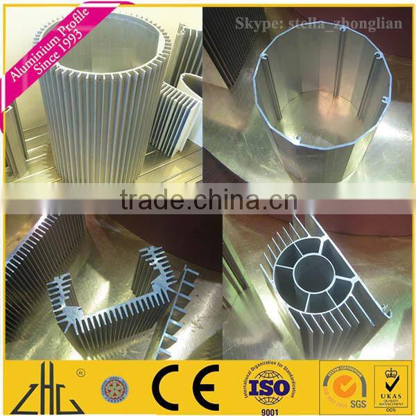 Wow!!OEM aluminium profile to make doors and windows/aluminium profile for led strips/aluminium extrusion street light heat sink