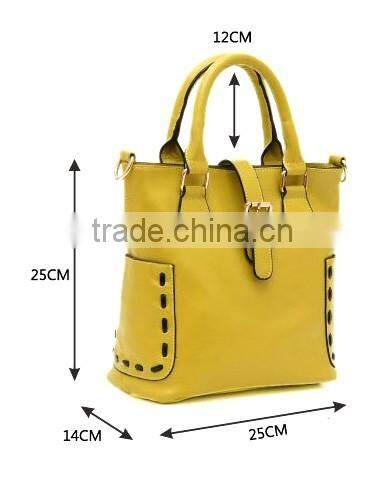 2016 new style daily handbags for girls genuine leather women tote handbags