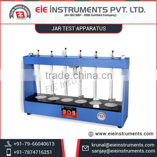 2016 Hot Selling Product of Jar Test Apparatus with Various Speed Control at Affordable Price