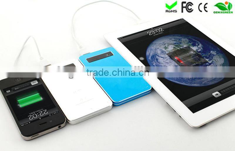 Secondary capacity battery bank/4000mah polymer power bank for smart phones
