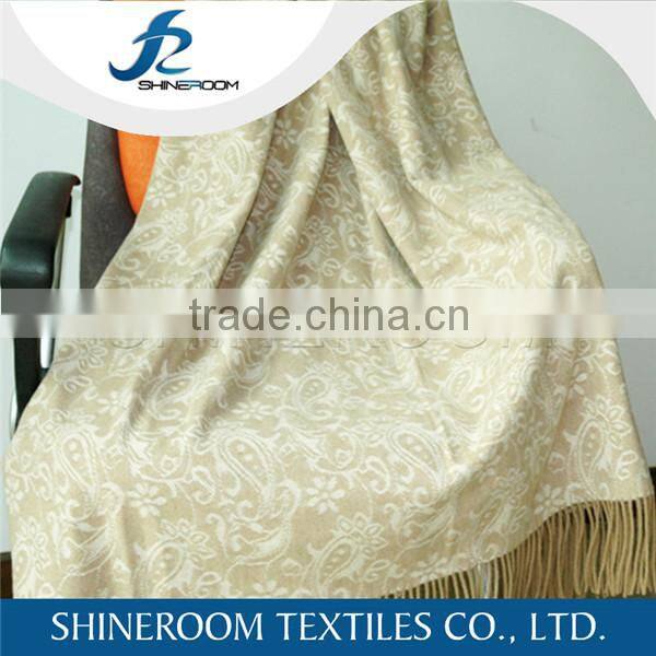 Professional Hot Sales High End 100% Pure Cashmere Blanket