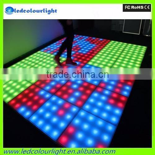 Madrix software 3D effect interactive led dance floor used for sale