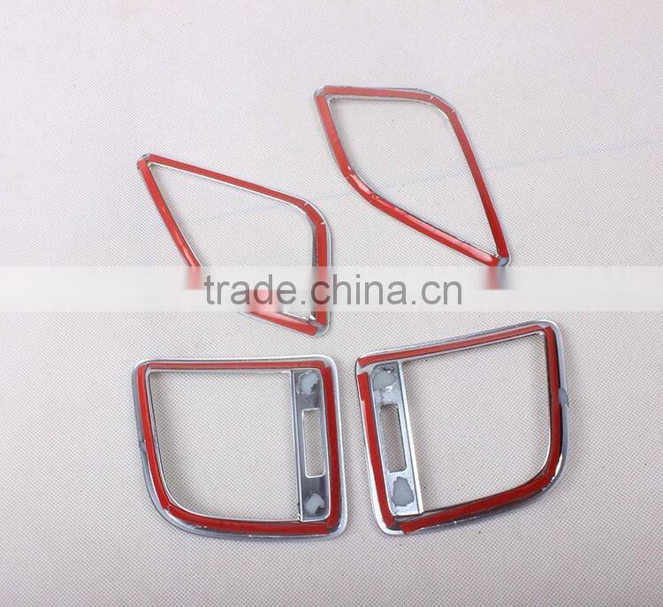 ABS Chrome 4 Pcs Inner Air-Condition Vent Outlet Cover Trim For CX-5 2012 Accessories