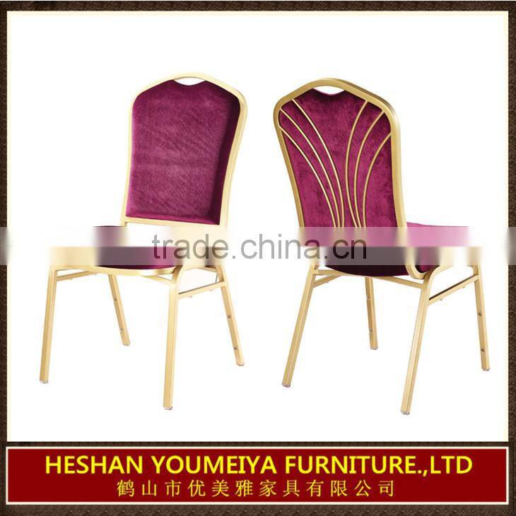 luxury modern hotel banquet hall chair stainless steel legs dining chair