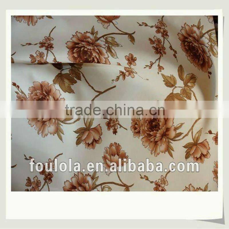 100% Polyester Yarn Room Anti fire Curtain Fabric Material