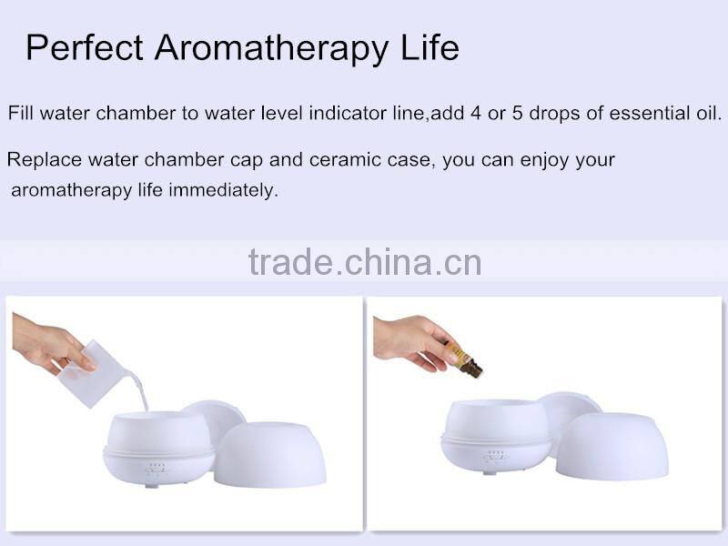 2015 Fashionable Home Porcelain Aromatherapy Nebulizer,Aroma Diffuser,Ultrasonic Diffuser w/500ml Capacity & 100ml/h Mist Ouput