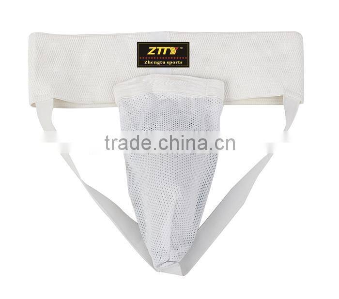 high quality elasticized karate groin pad protection