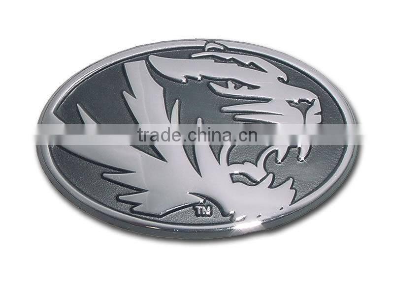 Umo tiger chrome auto emblem