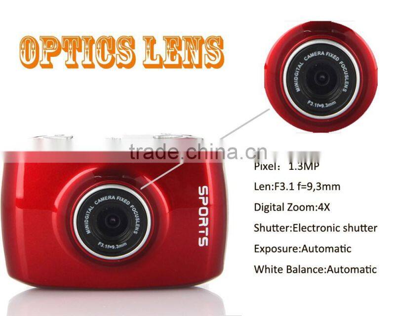 2.0 Inch Water Proof Sports DV /Diving Camera Touch Screen Sports DV/Camera DV200