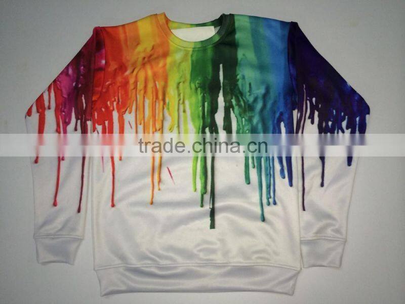 wholesale sublimation printed custom mens Hooded sweatshirt