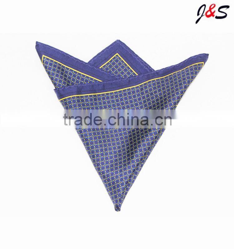 2016 for men custom 100% silk embroidered handkerchief, flower design handkerchief drawing handkerchief, WPF197A