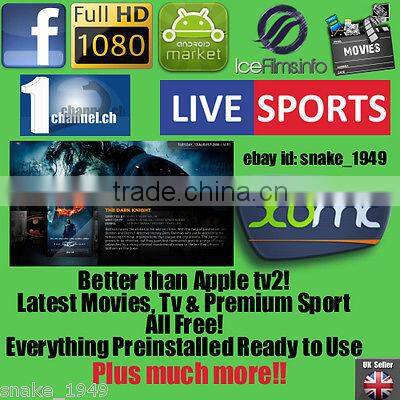 QUAD-CORE ANDROID IPTV TV BOX, WORLD TV,FREE MOVIES, SPORT