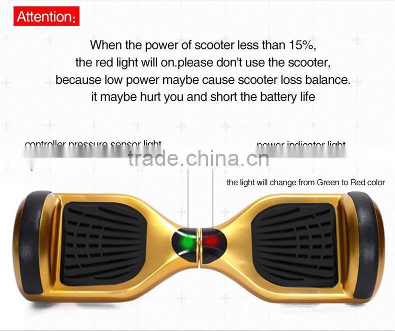 Christmas Gift Smart Balance Wheel Self Balancing Speedway 2 Wheel Standing Scooter Electronic Bicycle Intelligent 6.5 inch