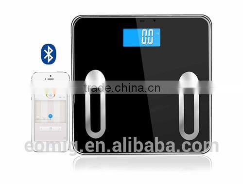 AOEOM IOS & Android Bluetooth Digital Bathroom Scales for Personal Home Use/ Bluetooth Fat Scale