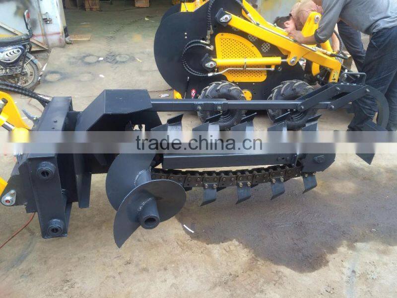 Europe/American/Australia standard 380-400kg mini skid steer loader with standard bucket