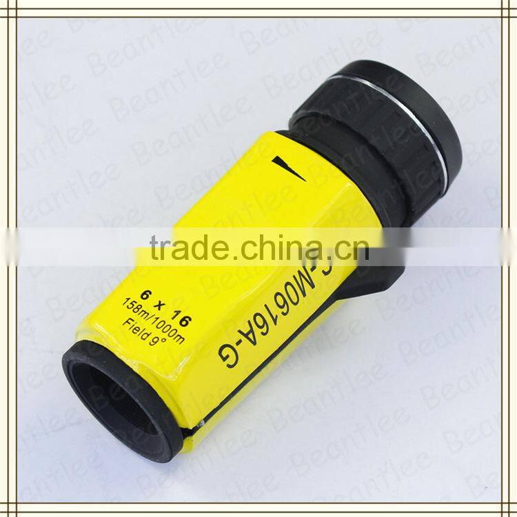 The fashionable 6x16 mini cute pocket monocular telescope for kid watch