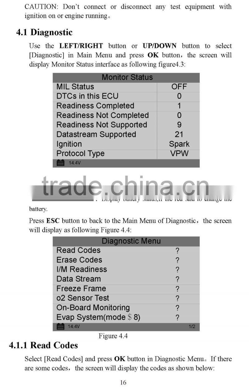 Car detector fault diagnostic scanner car diagnostic scanner universal