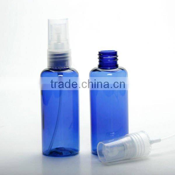Spray cap PET bottle 70ml Blue Clear