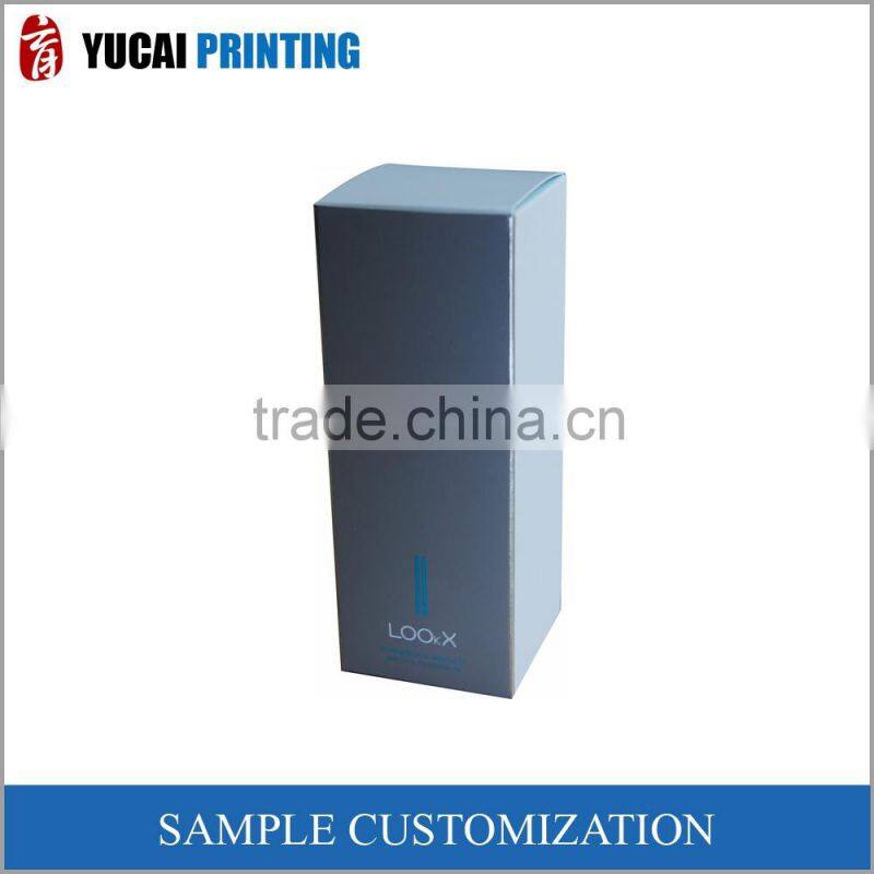custom made glossy lamination box cosmetic packaging box