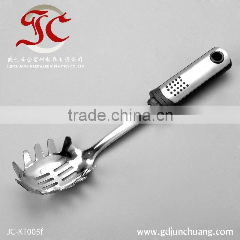 Stainless steel hot food buffet spaghetti spoon server