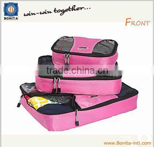 2015 3pcs set fashion storage box samll travel bag travel kit for airline