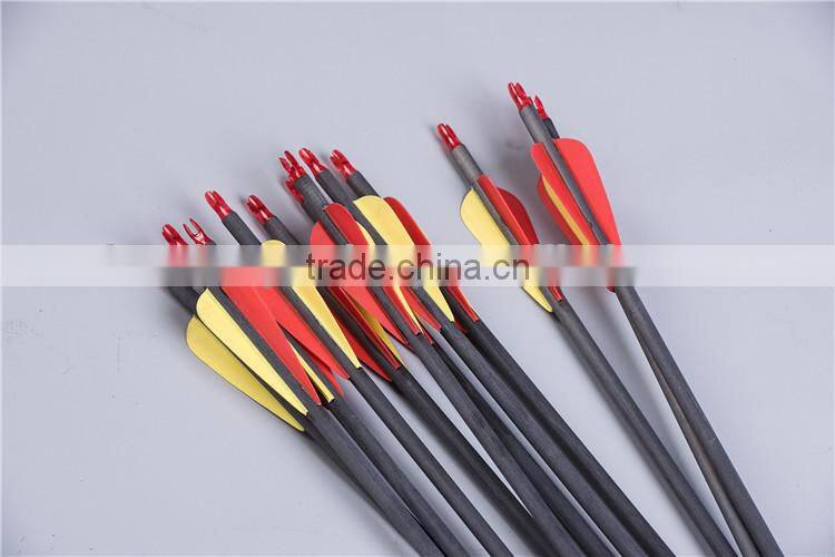 New Carbon Fiber Arrows For Archery Hunting Compound Bow And Arrow