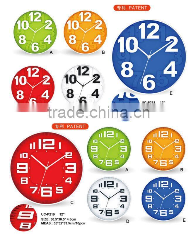 Custom unique oversized wall clocks