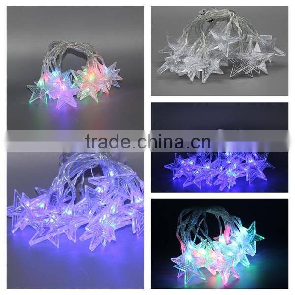 LED Star String Lights Battery Operated