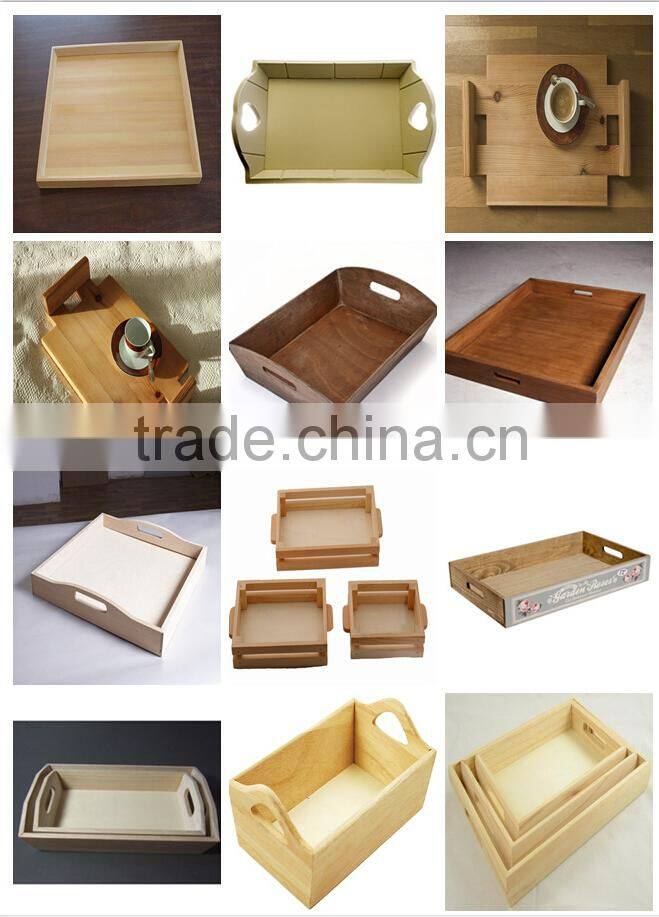 hot selling FSC&BSCI custom wooden pizza plates board in disposable plates
