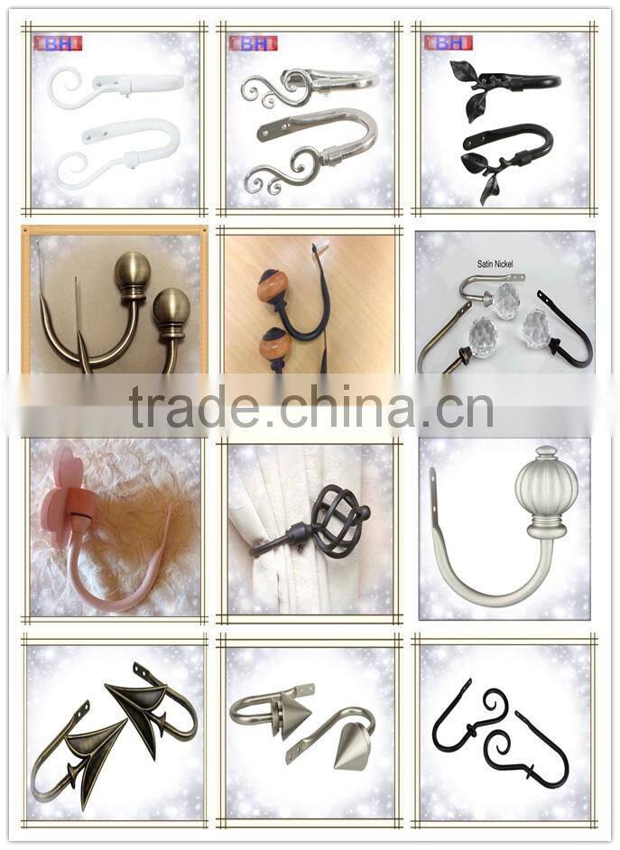 chinese double shower curtain hooks